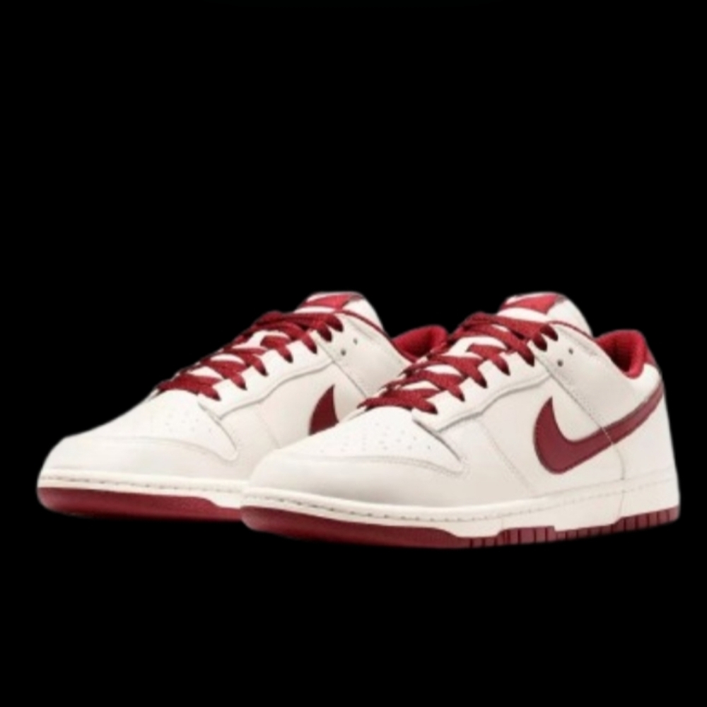 Nike Dunk Low Retro Mens Phantom Team Red Maroon